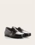 TOD'S Mocassins van geborsteld kalfsleer met metalen accessoire Black Heren - Thumbnail 2