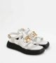 TOD'S Mode Leren Sandaal Wit White Dames - Thumbnail 2