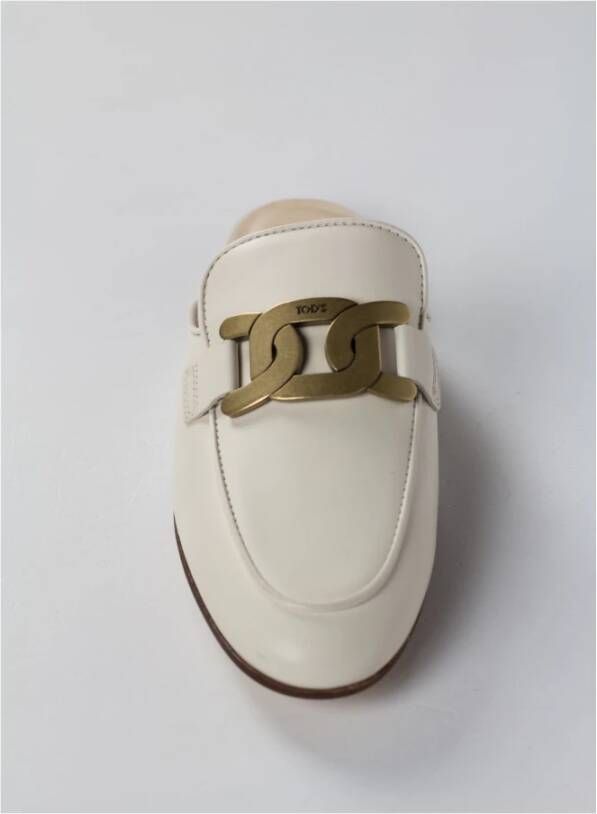 TOD'S Muilezels White Dames