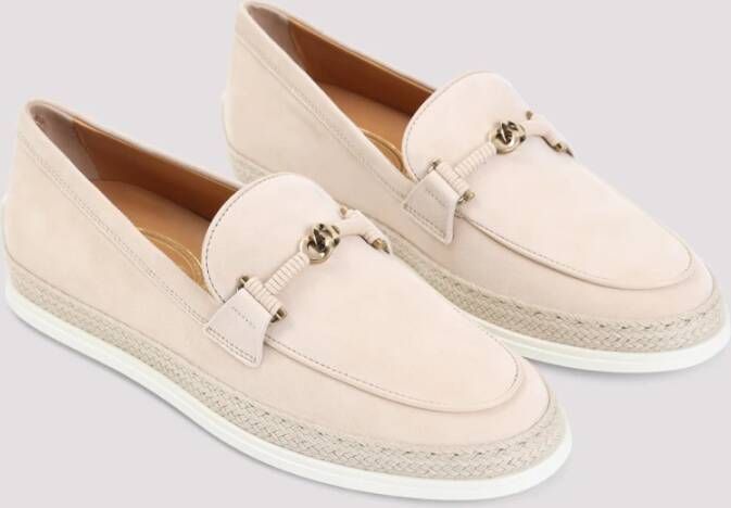 TOD'S Natuurlijke Loafers voor Mannen Brown Dames