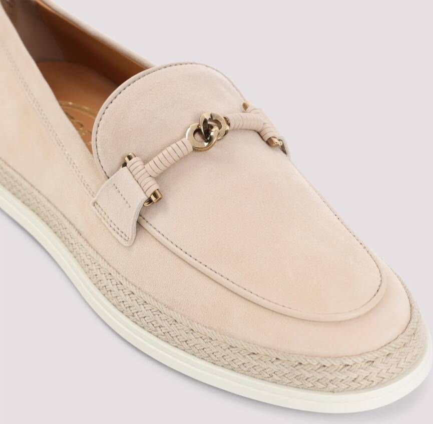 TOD'S Natuurlijke Loafers voor Mannen Brown Dames