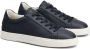 TOD'S Navy Blauw Korrelig Leren Sneakers Black Heren - Thumbnail 4