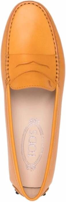 TOD'S Oranje Penny Loafer Instappers Orange Dames