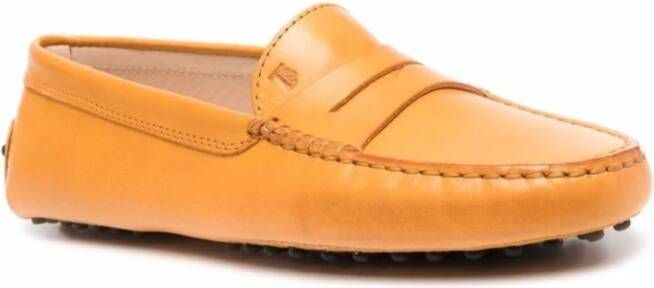 TOD'S Oranje Penny Loafer Instappers Orange Dames