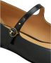 TOD'S Platte ballerina schoenen met band Black Dames - Thumbnail 3