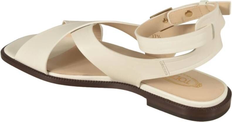 TOD'S Platte Instappers Beige Dames