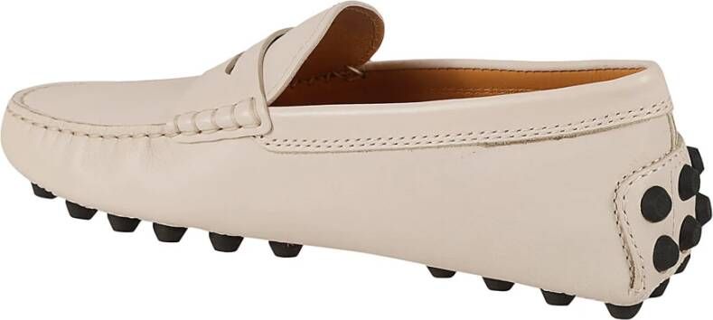 TOD'S Platte Mocassin Schoenen Beige Dames