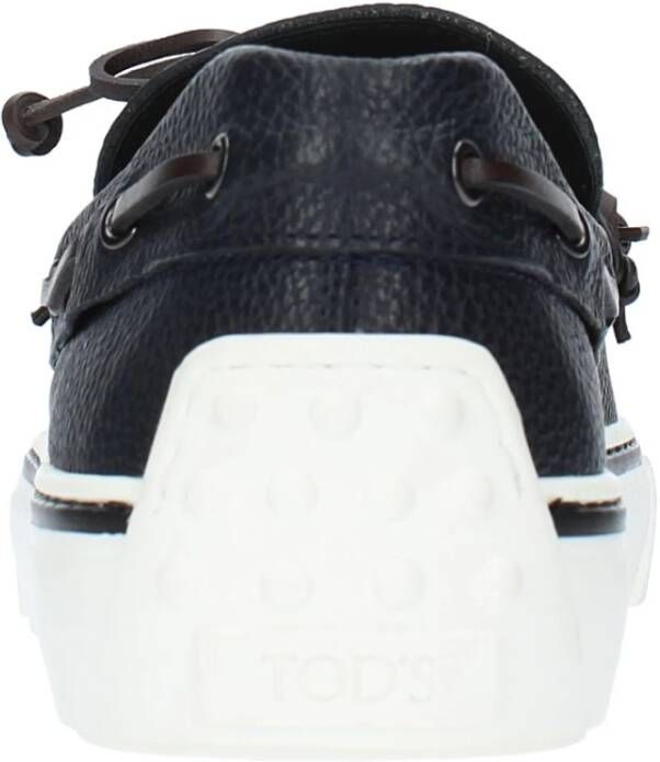 TOD'S Platte schoenen Blauw Blue Heren