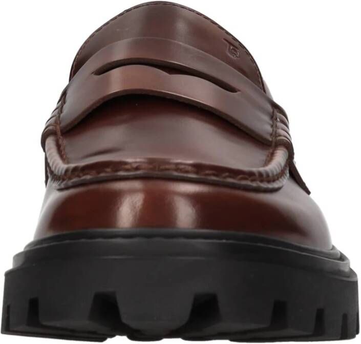 TOD'S Platte schoenen Bruin Brown Dames