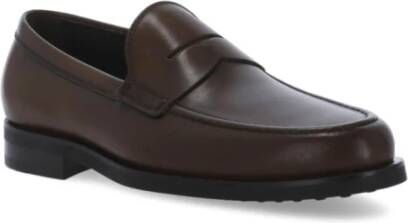 TOD'S Platte schoenen Bruin Brown Heren