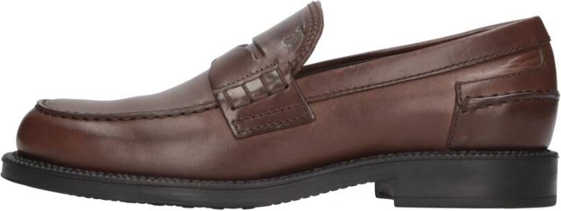 TOD'S Platte schoenen Bruin Brown Heren