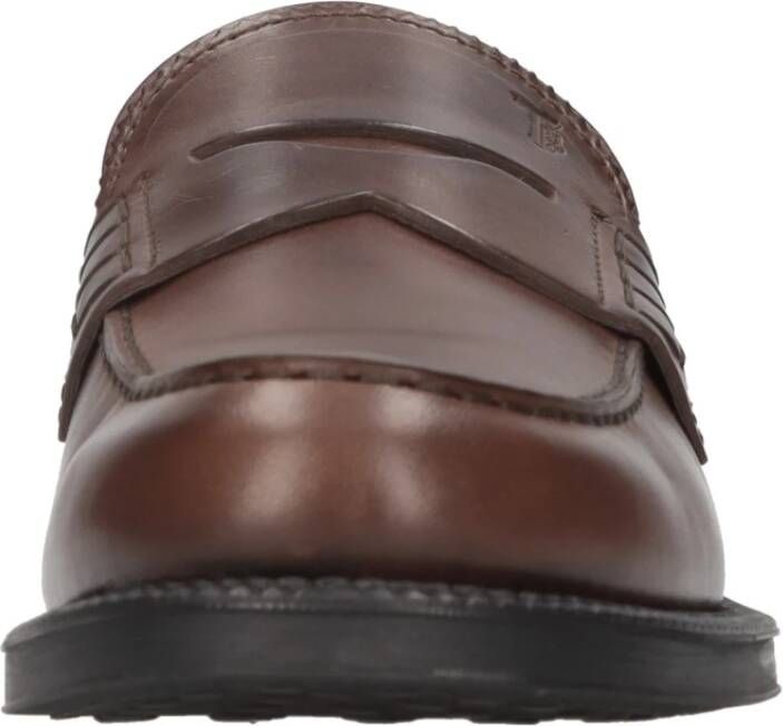 TOD'S Platte schoenen Bruin Brown Heren