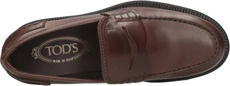 TOD'S Platte schoenen Bruin Brown Heren