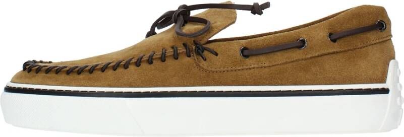 TOD'S Platte schoenen Bruin Brown Heren