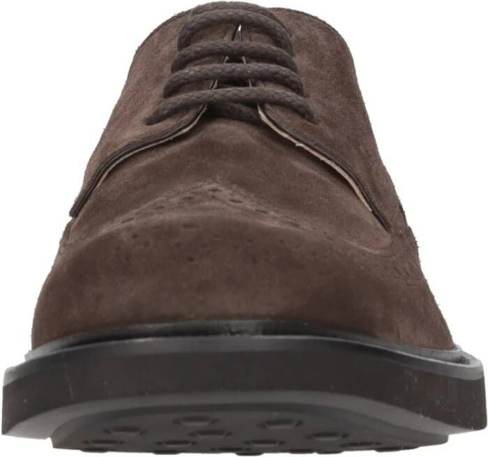 TOD'S Platte schoenen Bruin Brown Heren