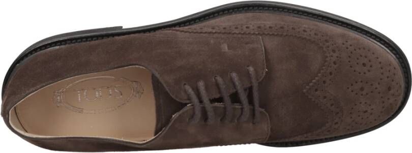 TOD'S Platte schoenen Bruin Brown Heren