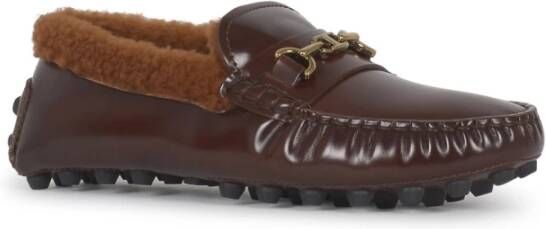 TOD'S Platte schoenen Macro Mors.T Mont. Brown Dames