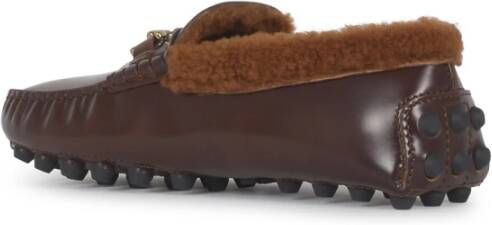 TOD'S Platte schoenen Macro Mors.T Mont. Brown Dames