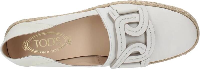 TOD'S Platte schoenen Room Beige Dames