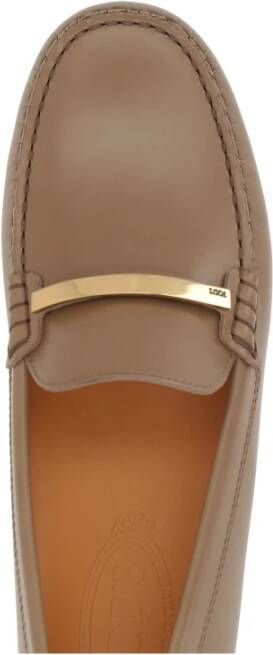 TOD'S Platte schoenen voor vrouwen Beige Dames