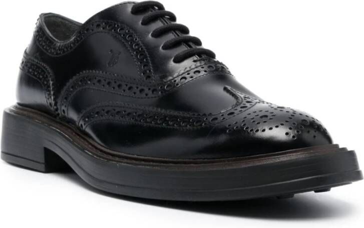 TOD'S Platte Schoenen voor Vrouwen Black Heren