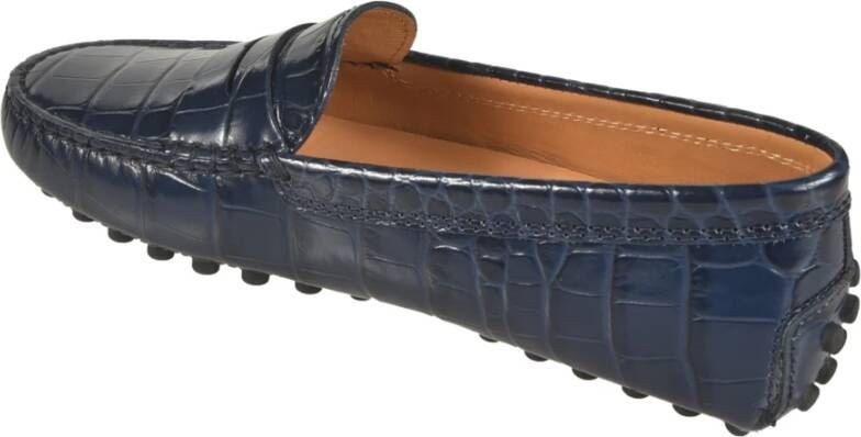 TOD'S Platte Schoenen voor Vrouwen Blue Dames