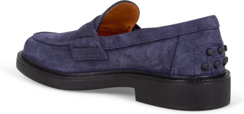 TOD'S Platte schoenen voor vrouwen Blue Dames