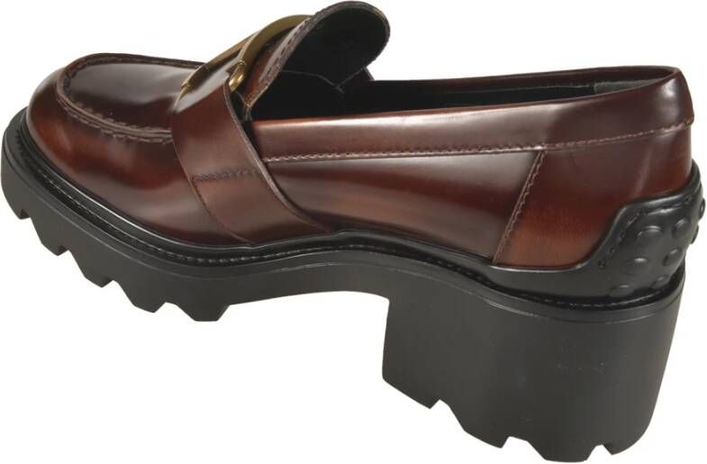 TOD'S Platte Schoenen voor Vrouwen Brown Dames