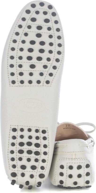 TOD'S Platte Schoenen Wit White Dames