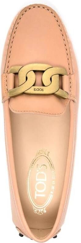 TOD'S Stijlvolle Loafers voor Mannen Beige Dames