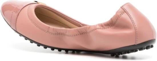 TOD'S Roze Elastische Platte Schoenen Pink Dames