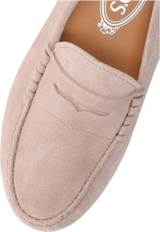 TOD'S Roze Mocassini Platte Schoenen Pink Dames