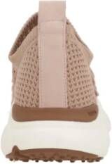 TOD'S Roze Slip-On Sneakers met Ketting Patch Beige Dames