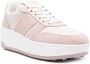 TOD'S Roze Suède Sneakers Pink Dames - Thumbnail 4