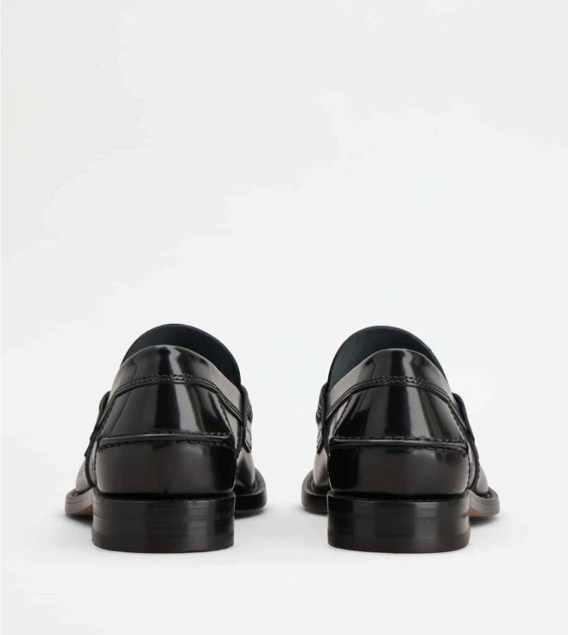 TOD'S Rubber Instapper Black Heren