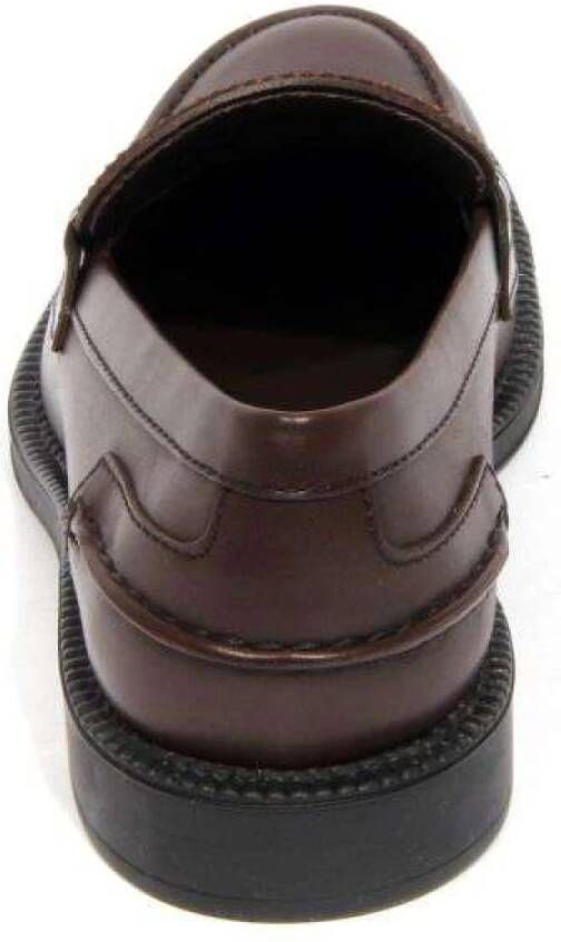 TOD'S Rubber Instapper Brown Heren