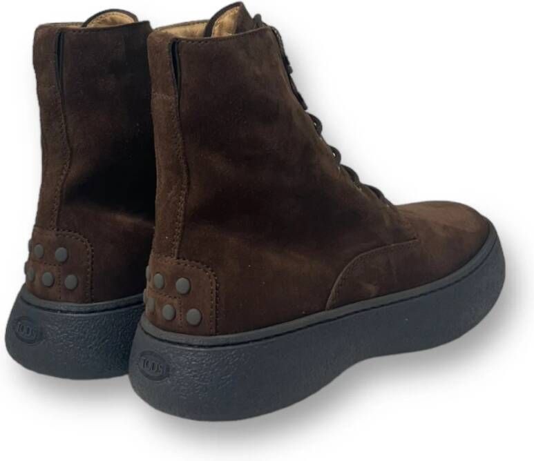 TOD'S Winter Gommino 09J Herenlaarzen Bruin Heren