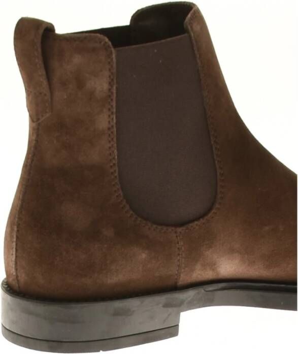 TOD'S Elegante Chelsea Boots voor Heren Bruin Heren