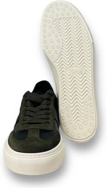 TOD'S Elegante en Comfortabele Casual Sneakers voor Heren Groen Heren