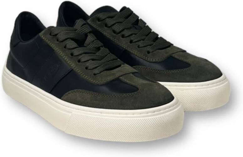 TOD'S Elegante en Comfortabele Casual Sneakers voor Heren Groen Heren