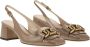 TOD'S Slingback Kate Pump met vierkante neus Beige Dames - Thumbnail 4