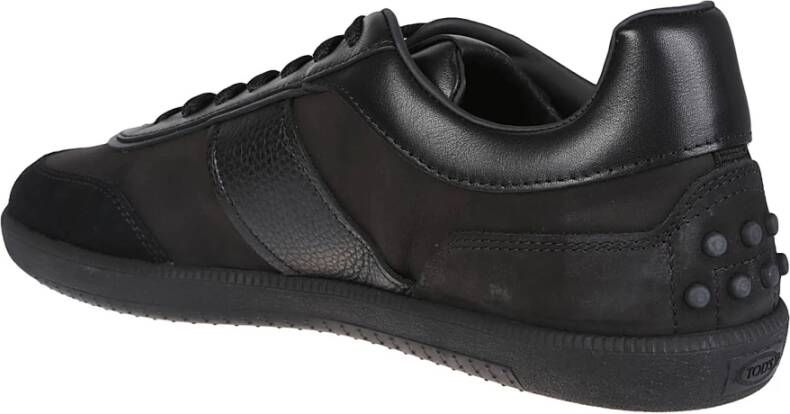 TOD'S Sneakers met Cassetta Stijl Black Heren