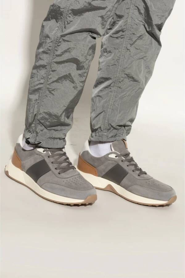 TOD'S Sneakers met logo Gray Heren