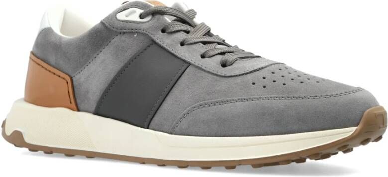 TOD'S Sneakers met logo Gray Heren