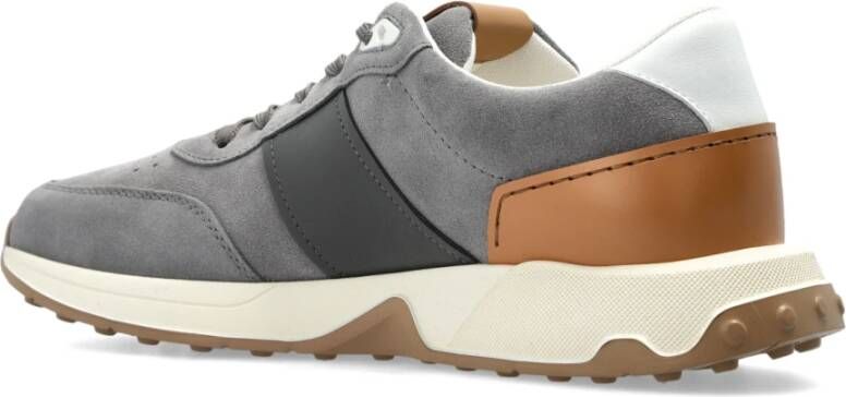 TOD'S Sneakers met logo Gray Heren