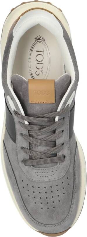 TOD'S Sneakers met logo Gray Heren