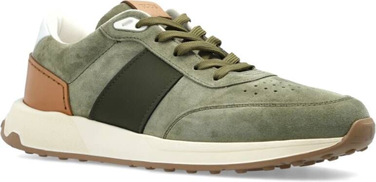 TOD'S Sneakers met logo Green Heren