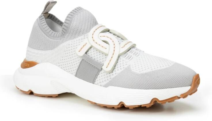 TOD'S Witte Sneakers met Pinaforemetal Breedte Wit Dames