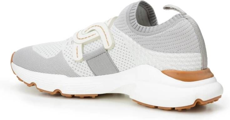 TOD'S Witte Sneakers met Pinaforemetal Breedte Wit Dames