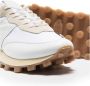 TOD'S Witte Leren Sneakers met Rubberen Pebble Zool White Heren - Thumbnail 4